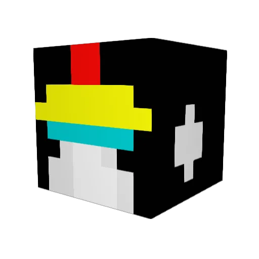 Sirhc1982 Minecraft avatar head, 3D render