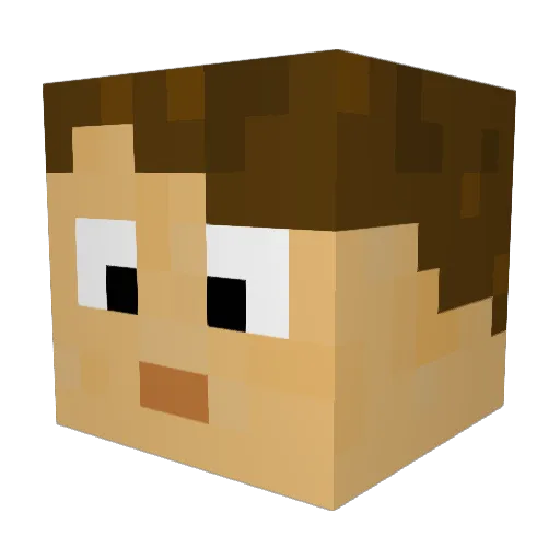 SirhiIII Minecraft avatar head, 3D render