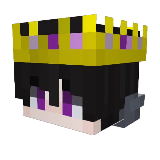 Siri_Katsuki Minecraft avatar head, 3D render