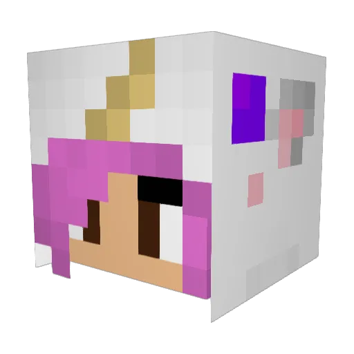 SirinLeo Minecraft avatar head, 3D render