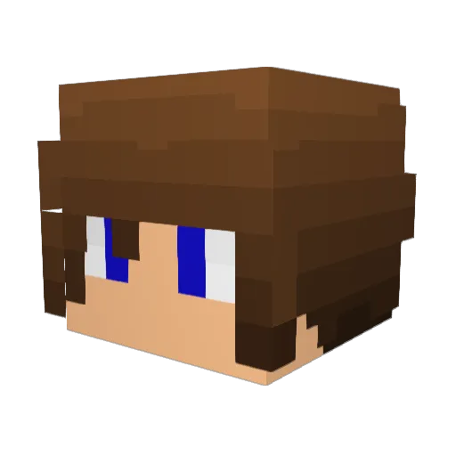Sirios56 Minecraft avatar head, 3D render