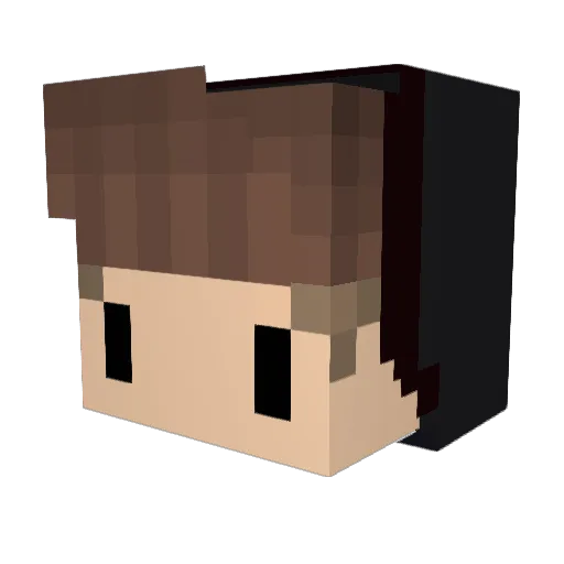 Sirius0032 Minecraft avatar head, 3D render