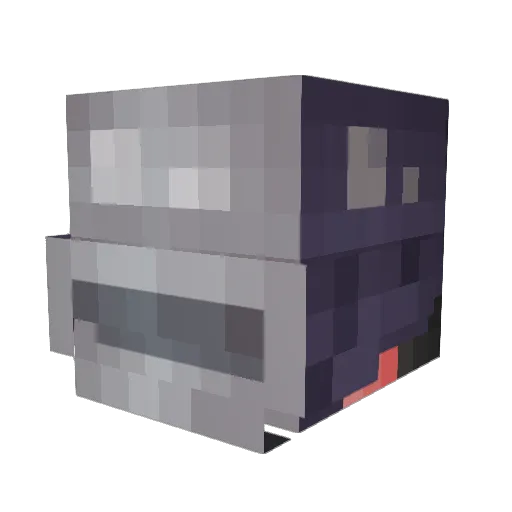 Sirius77 Minecraft avatar head, 3D render