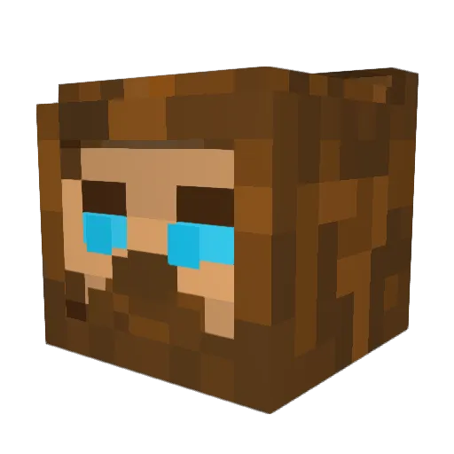 SiriusNox Minecraft avatar head, 3D render