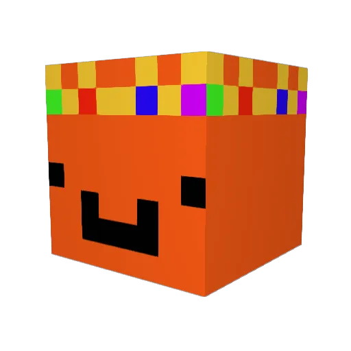 Siriusland_ Minecraft avatar head, 3D render