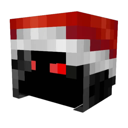 SiriuxX Minecraft avatar head, 3D render