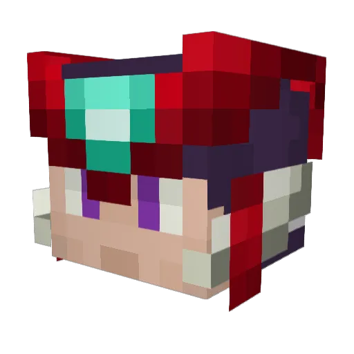 Sirk_Strebor Minecraft avatar head, 3D render