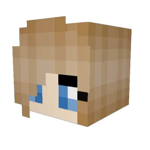 Sirmeowzerz Minecraft avatar head, 3D render