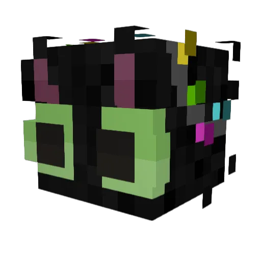 Sirmontgomeri Minecraft avatar head, 3D render