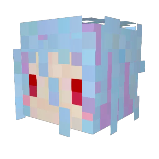 Siro_256 Minecraft avatar head, 3D render