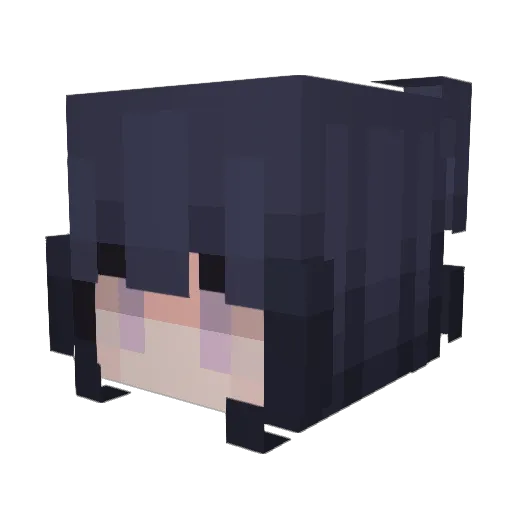 Sirooown Minecraft avatar head, 3D render