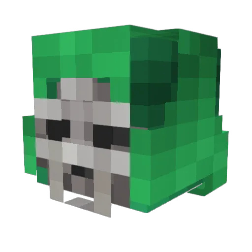 Siroshi Minecraft avatar head, 3D render