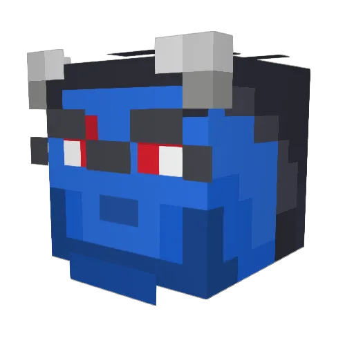 SirrSandwich Minecraft avatar head, 3D render