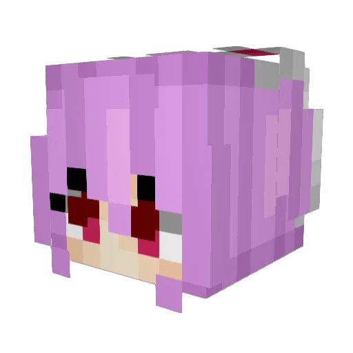 Sirrobindoger Minecraft avatar head, 3D render