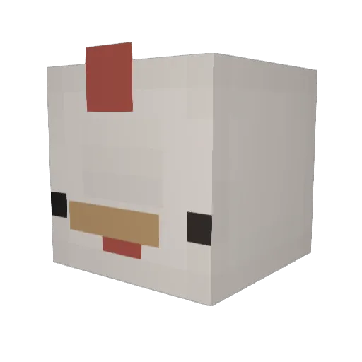Sirtea59 Minecraft avatar head, 3D render