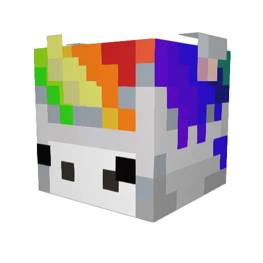 Sirumen Minecraft avatar head, 3D render