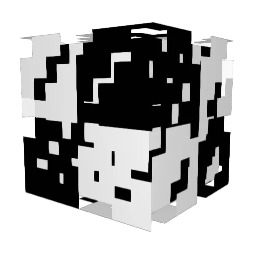 Sirverr Minecraft avatar head, 3D render