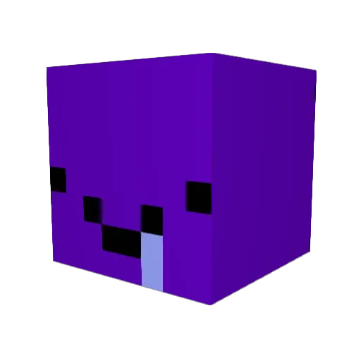 Sirvo Minecraft avatar head, 3D render
