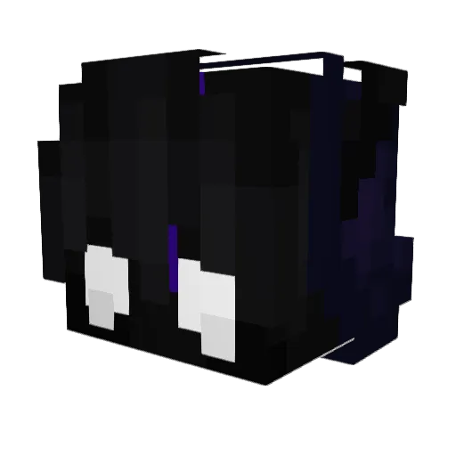 Sis6 Minecraft avatar head, 3D render