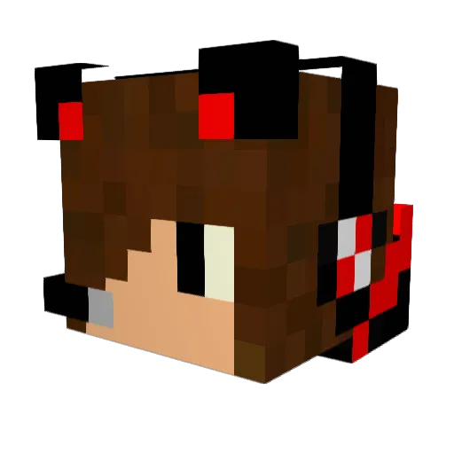 Sisaroth13 Minecraft avatar head, 3D render