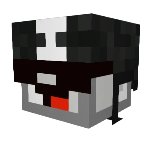 Sisihaha_tw Minecraft avatar head, 3D render