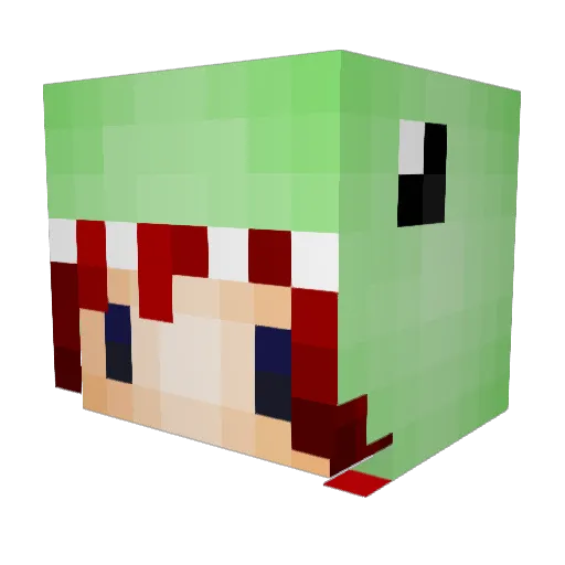 SisoBasil Minecraft avatar head, 3D render