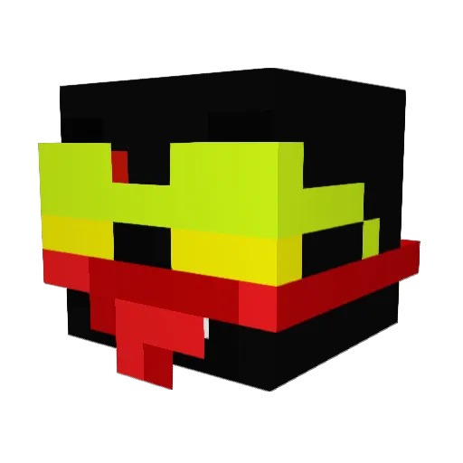 Sistimatic Minecraft avatar head, 3D render