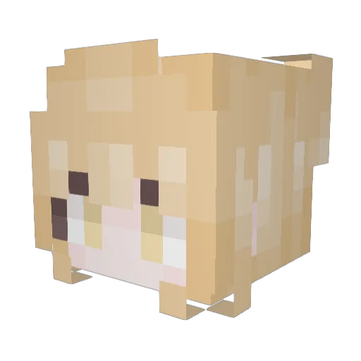 Sistryria_Loewe Minecraft avatar head, 3D render
