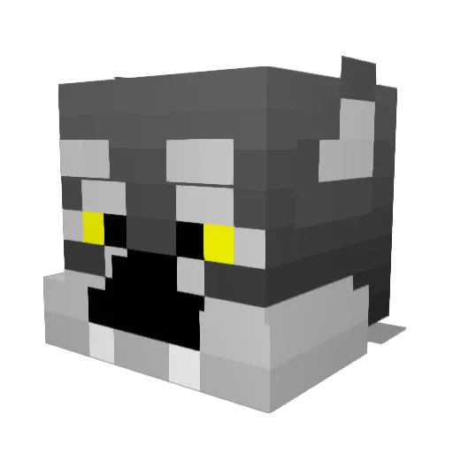 SithLord2013 Minecraft avatar head, 3D render
