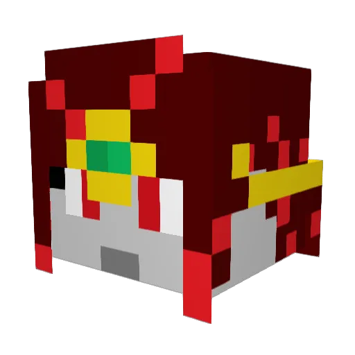 Sith_Forever Minecraft avatar head, 3D render