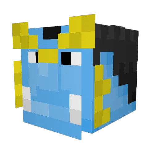 Sithboy7 Minecraft avatar head, 3D render