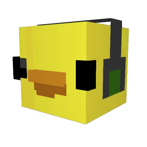 Sithin7 Minecraft avatar head, 3D render