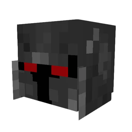 Sithis562 Minecraft avatar head, 3D render