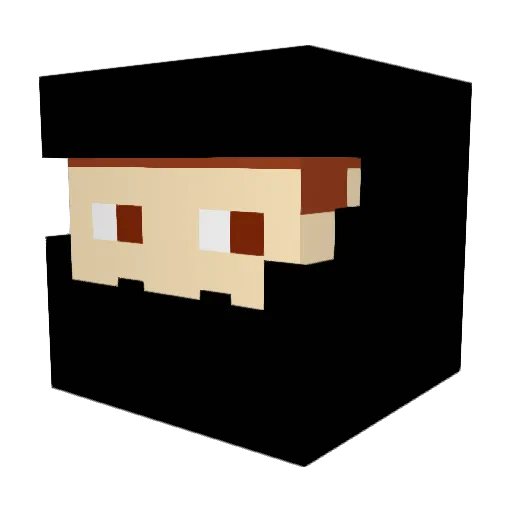 Sithleader7161 Minecraft avatar head, 3D render