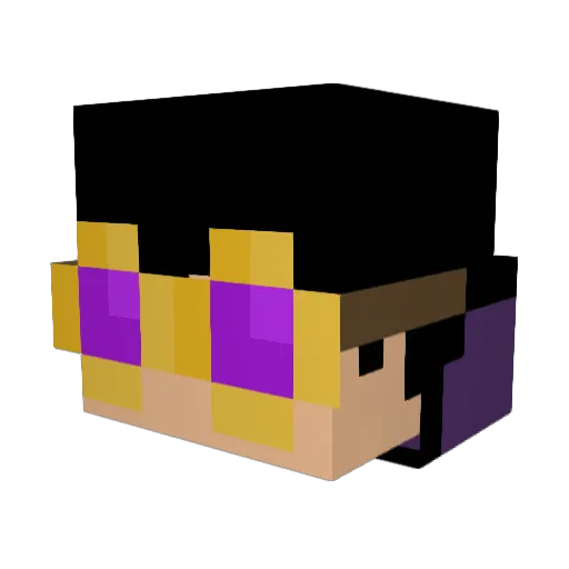 Sithris_Dragon Minecraft avatar head, 3D render