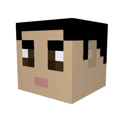 Sitizyn Minecraft avatar head, 3D render