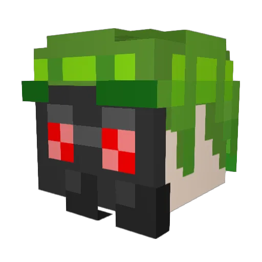 Sitrom1015 Minecraft avatar head, 3D render