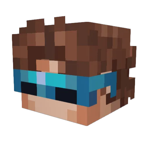 Sitrus029 Minecraft avatar head, 3D render
