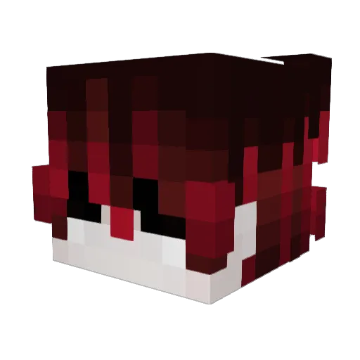 Siupp Minecraft avatar head, 3D render