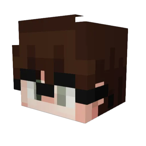 SivWHL Minecraft avatar head, 3D render