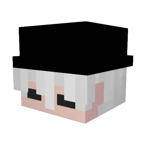Sivaric Minecraft avatar head, 3D render