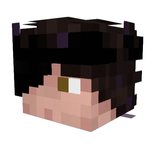 Sive_TT Minecraft avatar head, 3D render