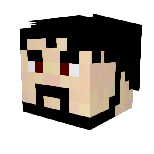 Sivester69 Minecraft avatar head, 3D render