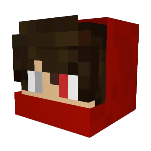 Sivilcan Minecraft avatar head, 3D render