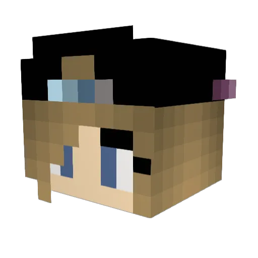 Sivir541 Minecraft avatar head, 3D render