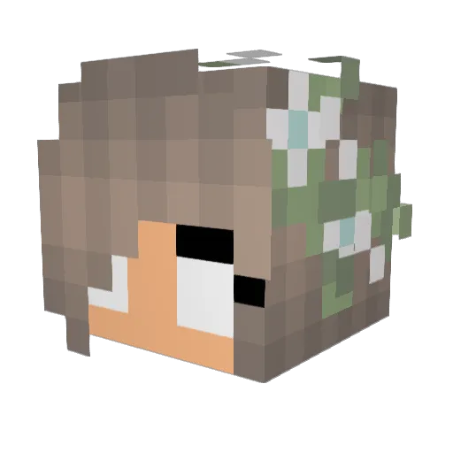 SivistynytLiisa Minecraft avatar head, 3D render