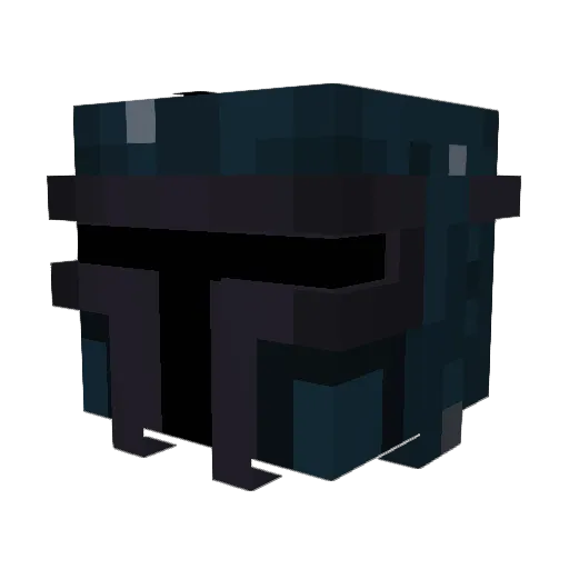 Sivo_03 Minecraft avatar head, 3D render