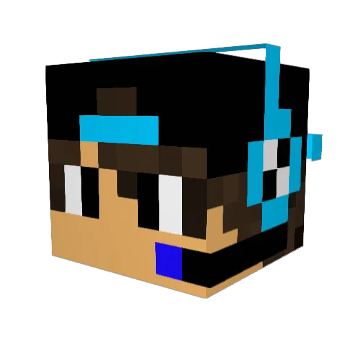 Sivrex11 Minecraft avatar head, 3D render