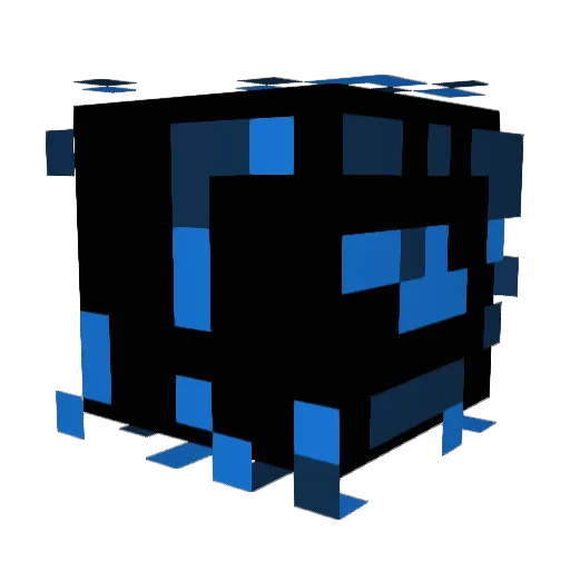 Sivte Minecraft avatar head, 3D render