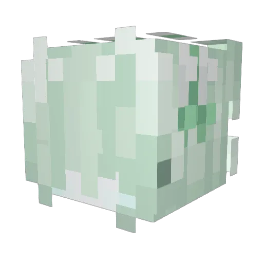 Siwg Minecraft avatar head, 3D render